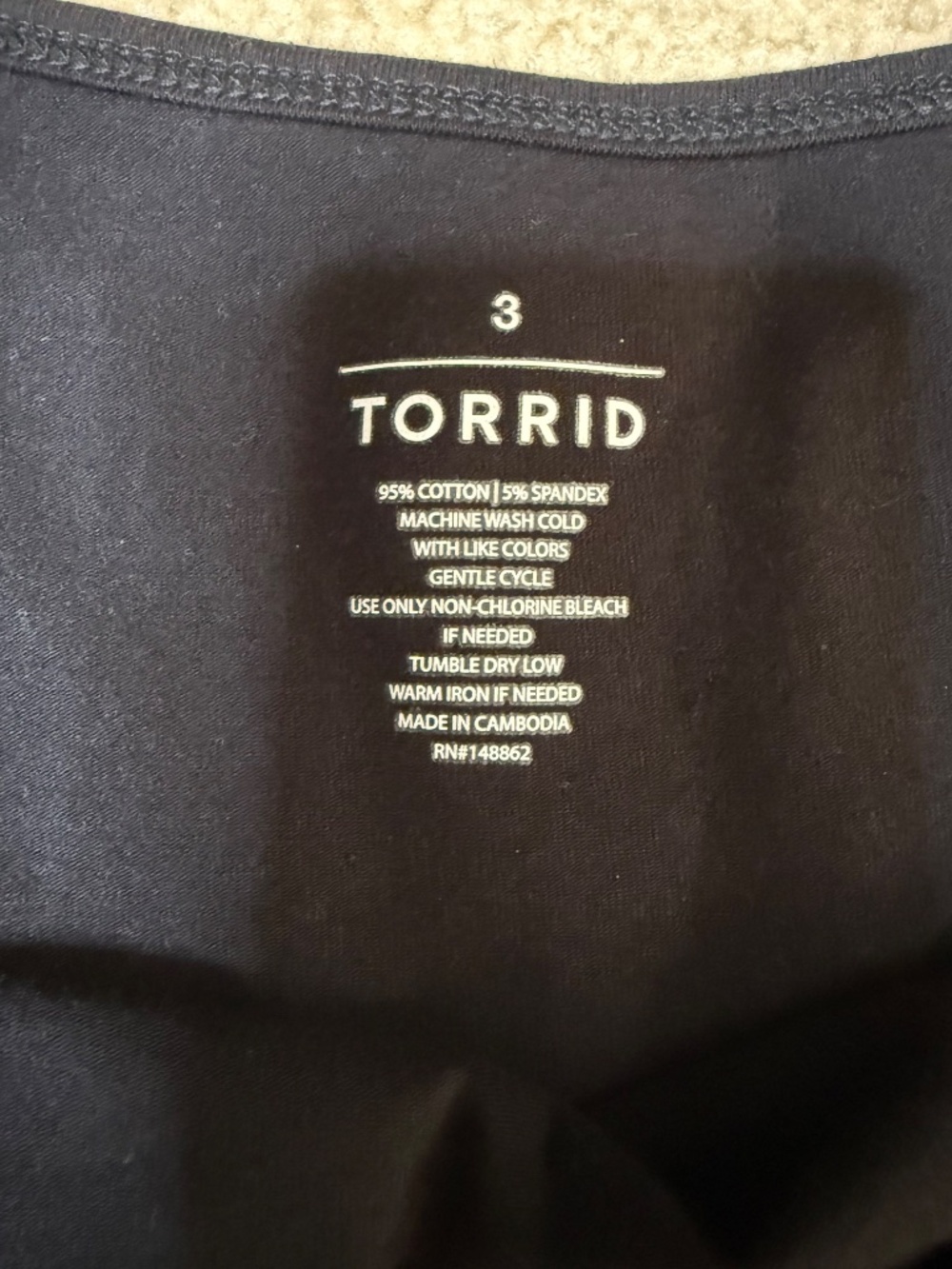 Torrid Full-Length Long Sleeve One-Piece Bodysuit 3X - Picture 6 of 6